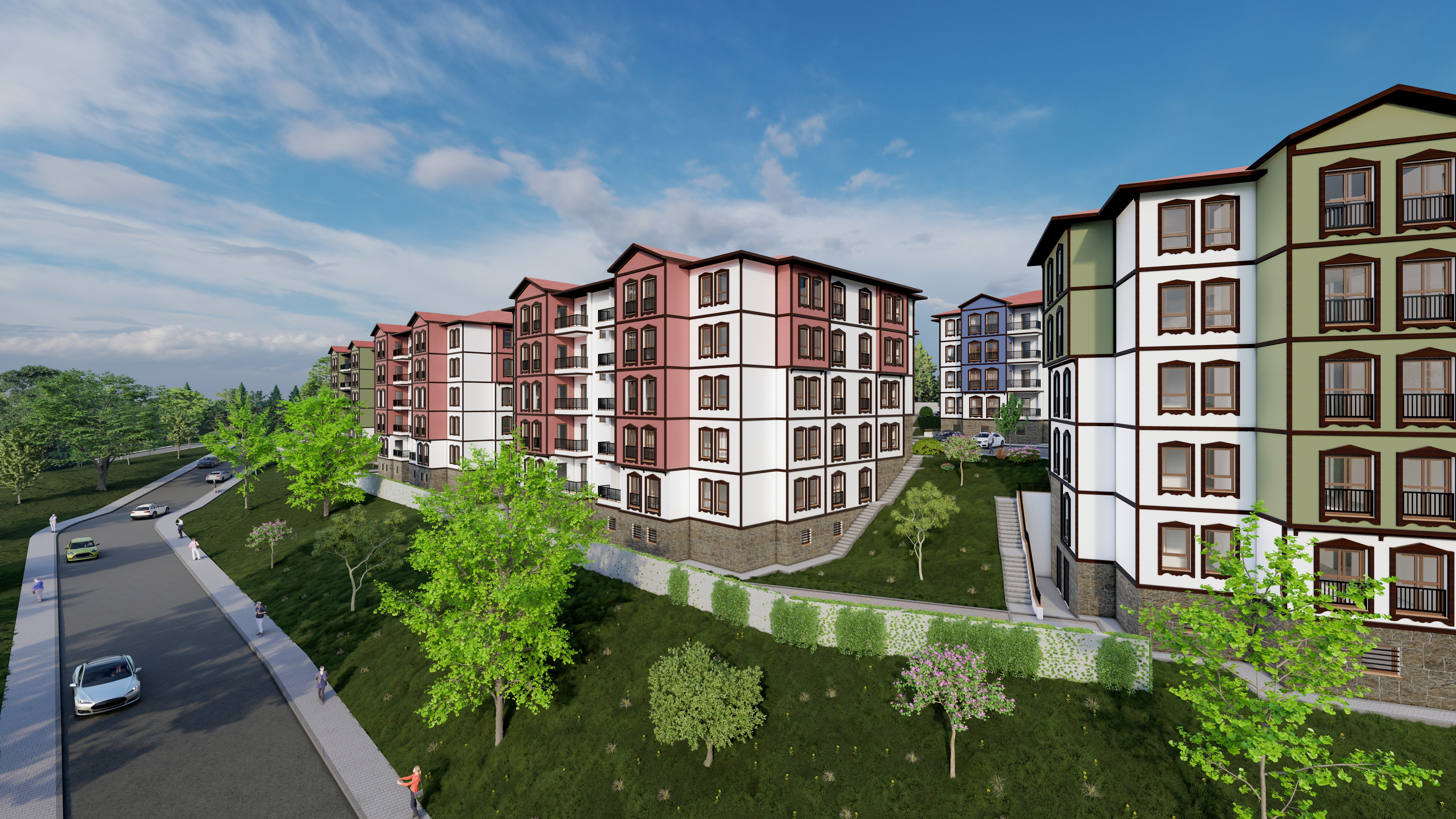 Kastamonu Küre 118 adet Konut İnşaatı  Ve Altyapı Çevre Düzenlemesi İşi
