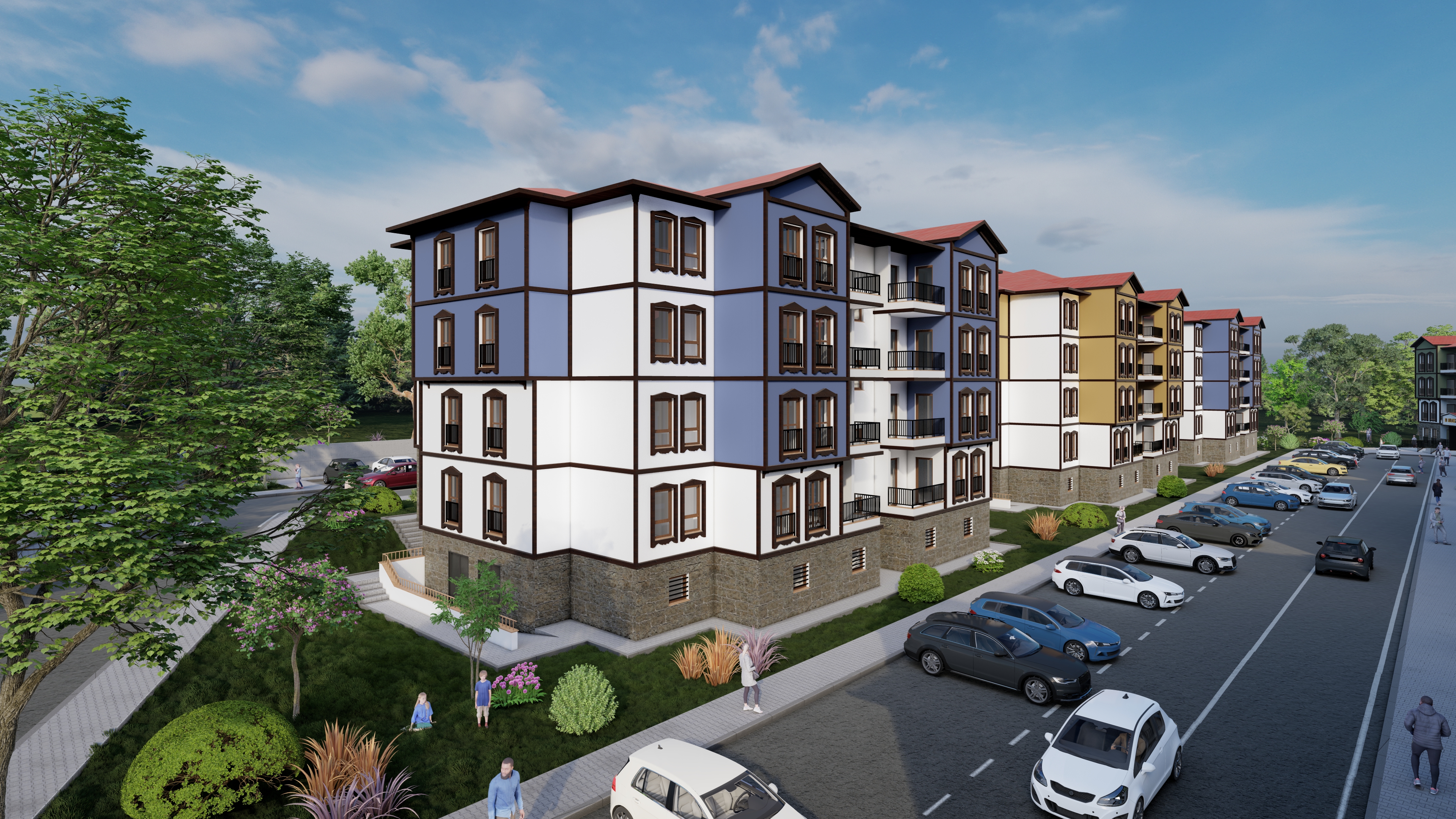 Kastamonu Küre 118 adet Konut İnşaatı  Ve Altyapı Çevre Düzenlemesi İşi